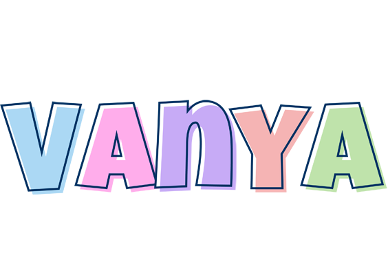 Vanya pastel logo