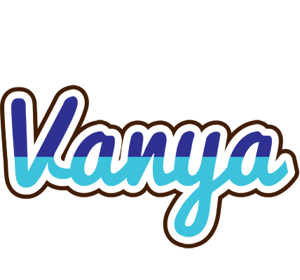 Vanya raining logo
