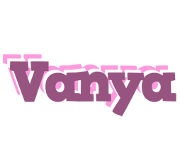 Vanya relaxing logo