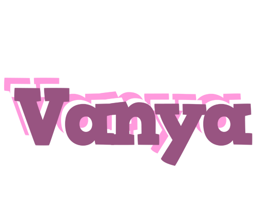 Vanya relaxing logo