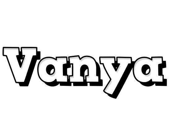 Vanya snowing logo