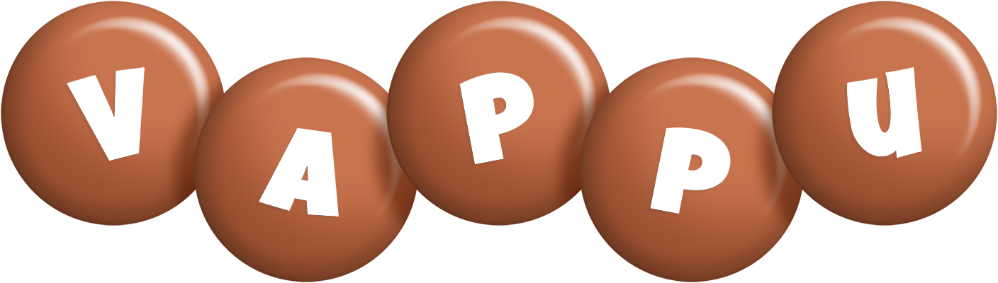 Vappu candy-brown logo