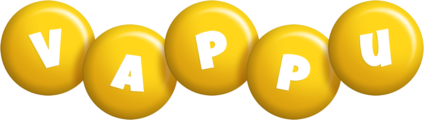 Vappu candy-yellow logo