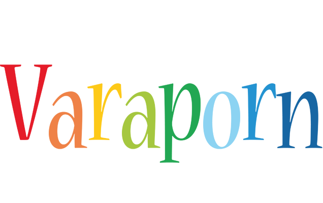 Varaporn birthday logo