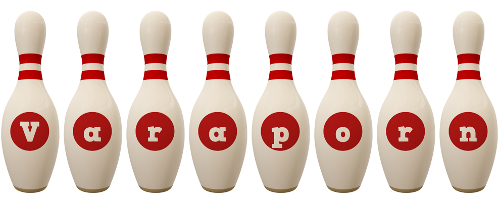 Varaporn bowling-pin logo