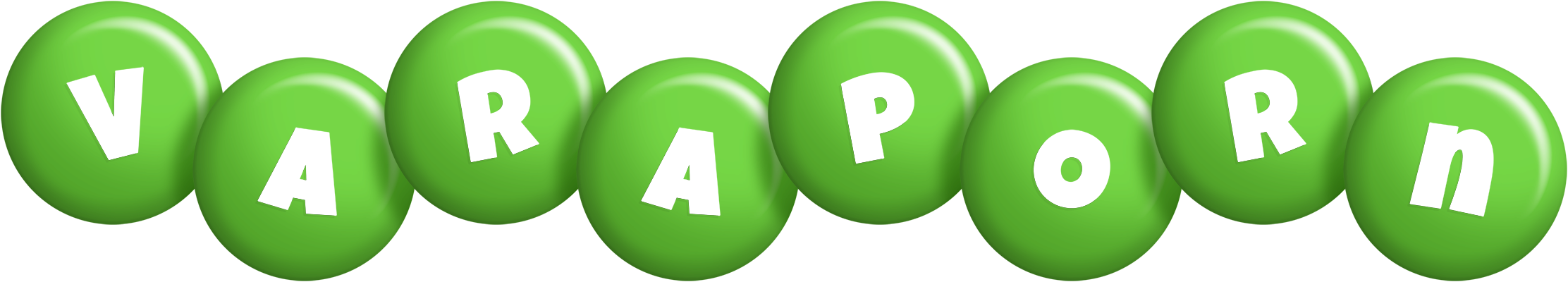 Varaporn candy-green logo