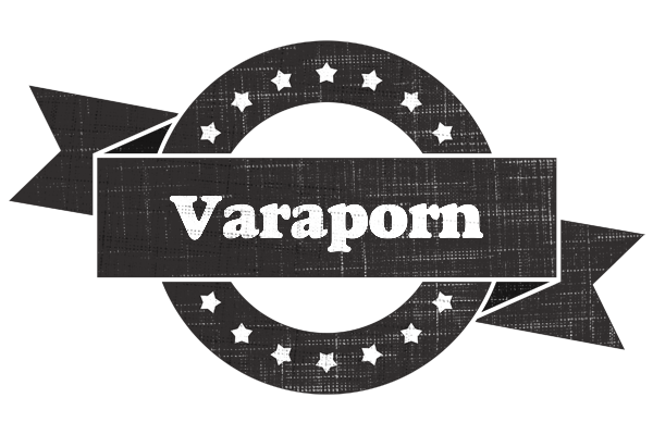 Varaporn grunge logo