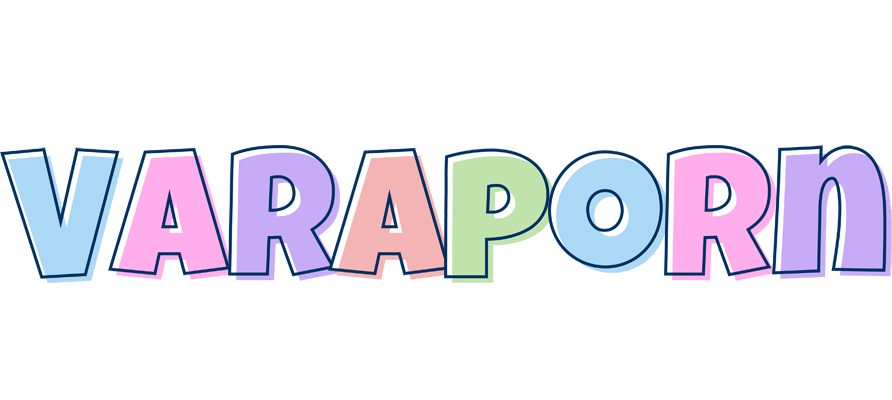 Varaporn pastel logo