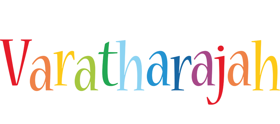 Varatharajah birthday logo