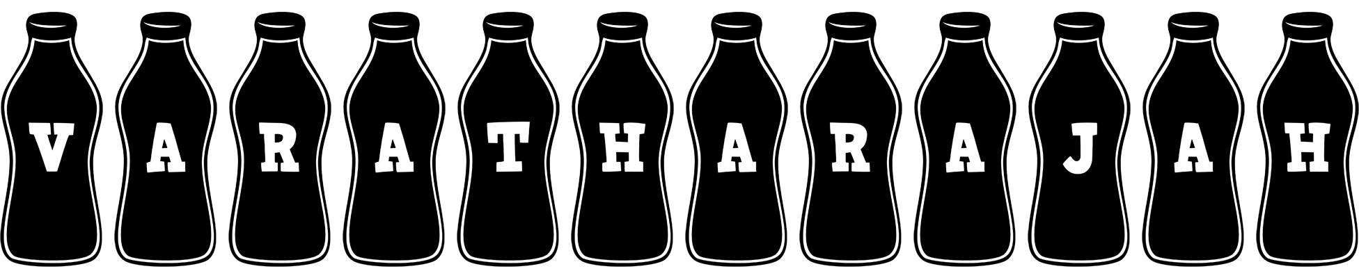 Varatharajah bottle logo