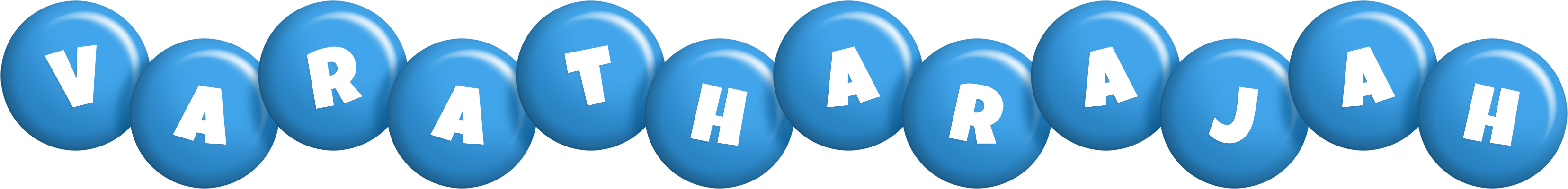 Varatharajah candy-blue logo