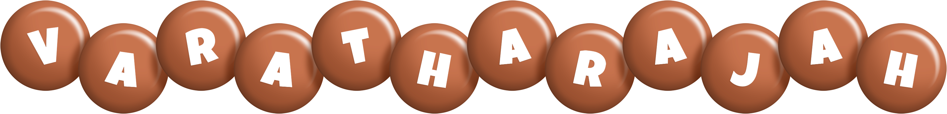 Varatharajah candy-brown logo