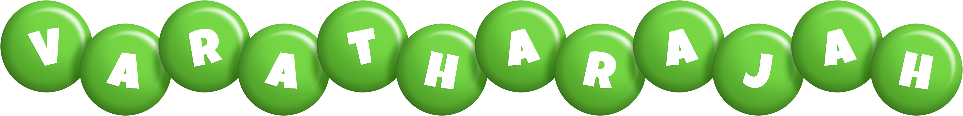 Varatharajah candy-green logo