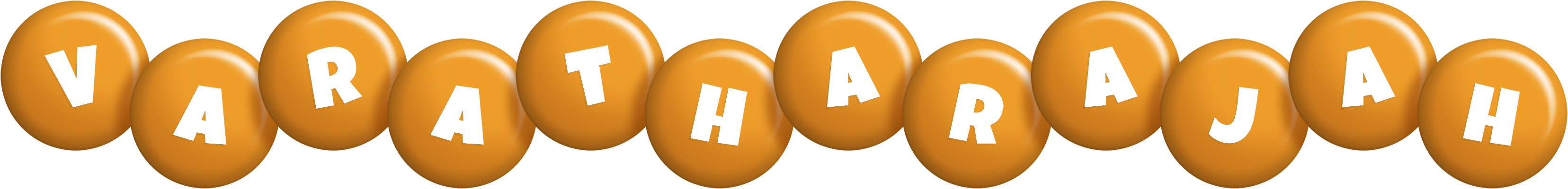 Varatharajah candy-orange logo
