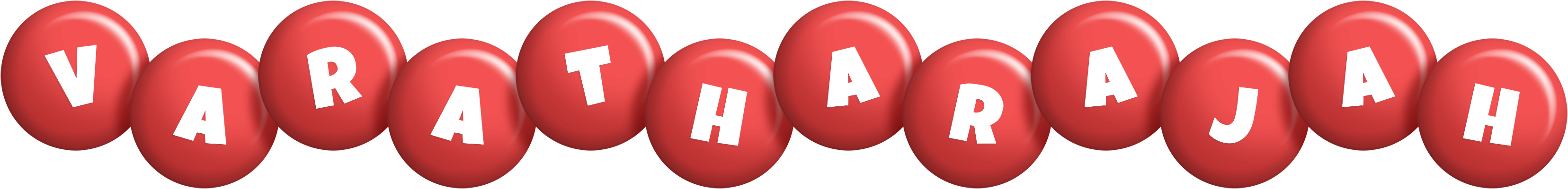 Varatharajah candy-red logo