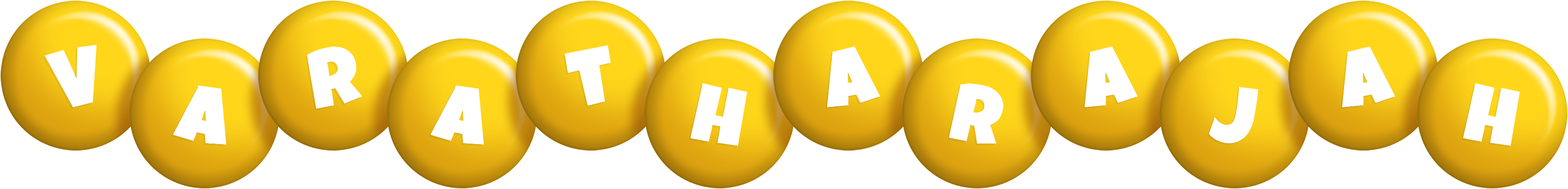 Varatharajah candy-yellow logo