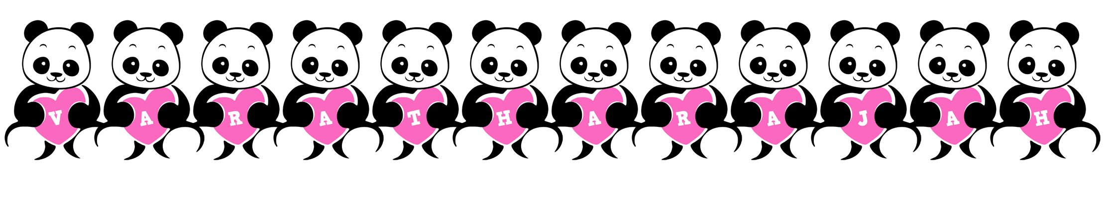 Varatharajah love-panda logo