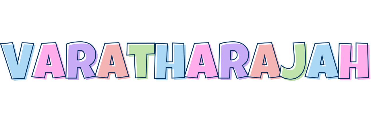 Varatharajah pastel logo