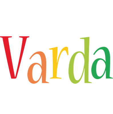 Varda birthday logo