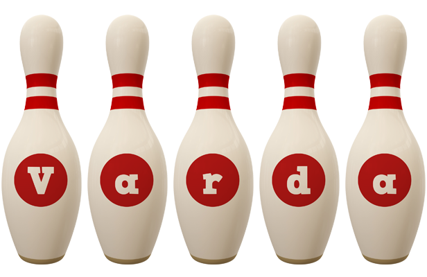 Varda bowling-pin logo