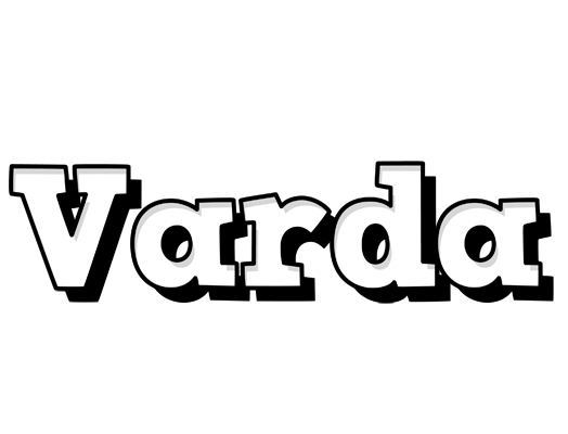 Varda snowing logo