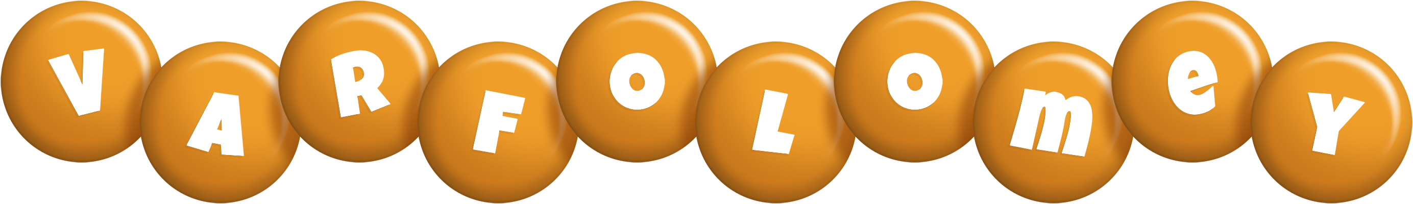 Varfolomey candy-orange logo