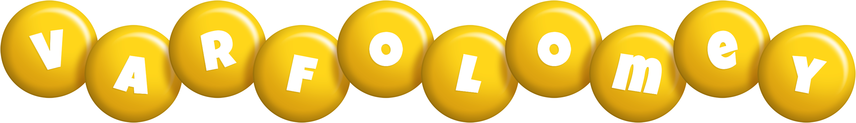 Varfolomey candy-yellow logo