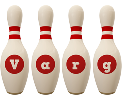 Varg bowling-pin logo