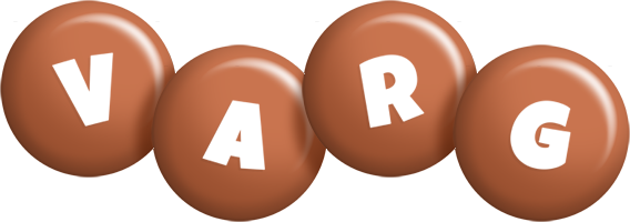 Varg candy-brown logo