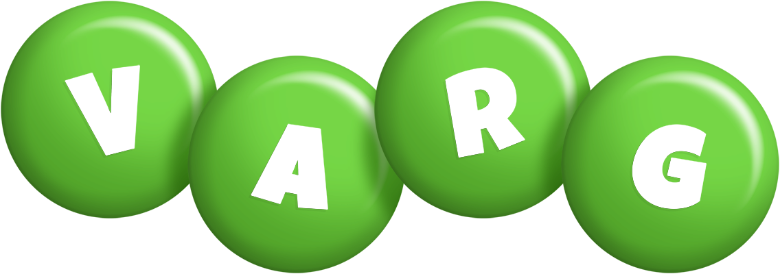 Varg candy-green logo