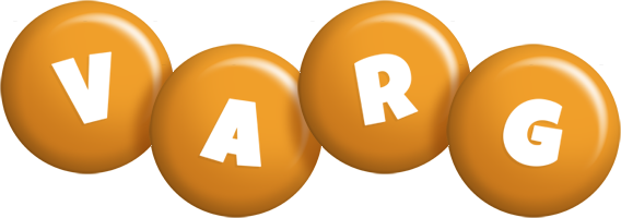 Varg candy-orange logo