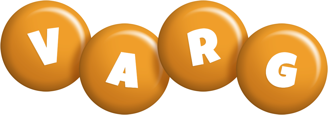 Varg candy-orange logo