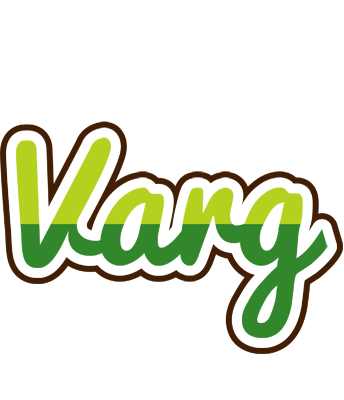 Varg golfing logo