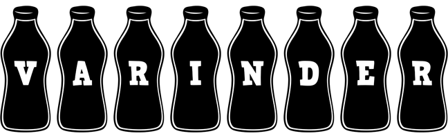 Varinder bottle logo