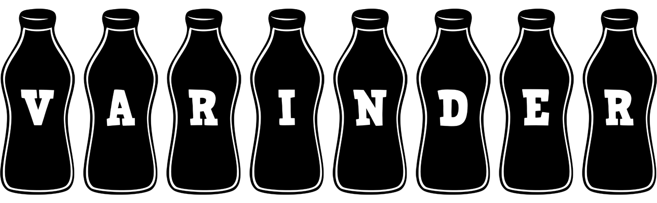 Varinder bottle logo