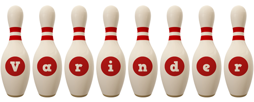 Varinder bowling-pin logo