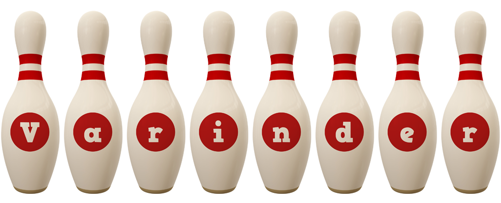 Varinder bowling-pin logo
