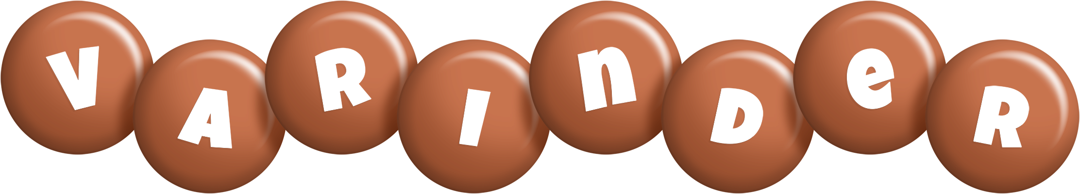Varinder candy-brown logo
