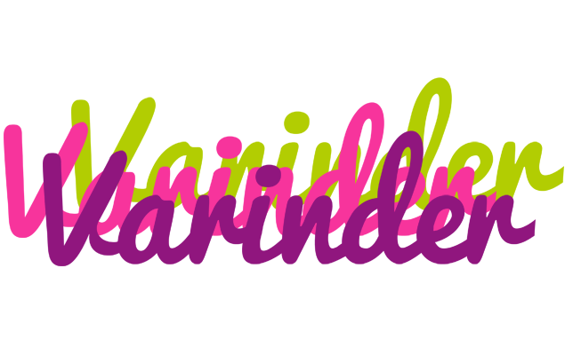 Varinder flowers logo