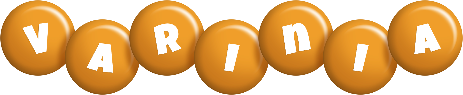 Varinia candy-orange logo