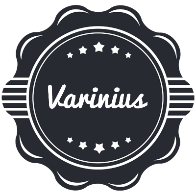 Varinius badge logo