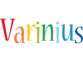 Varinius birthday logo