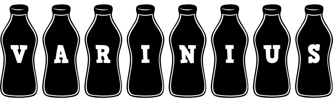 Varinius bottle logo
