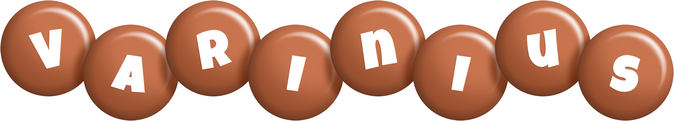 Varinius candy-brown logo