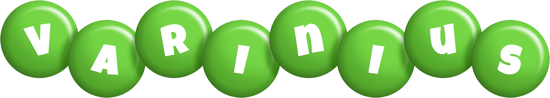 Varinius candy-green logo