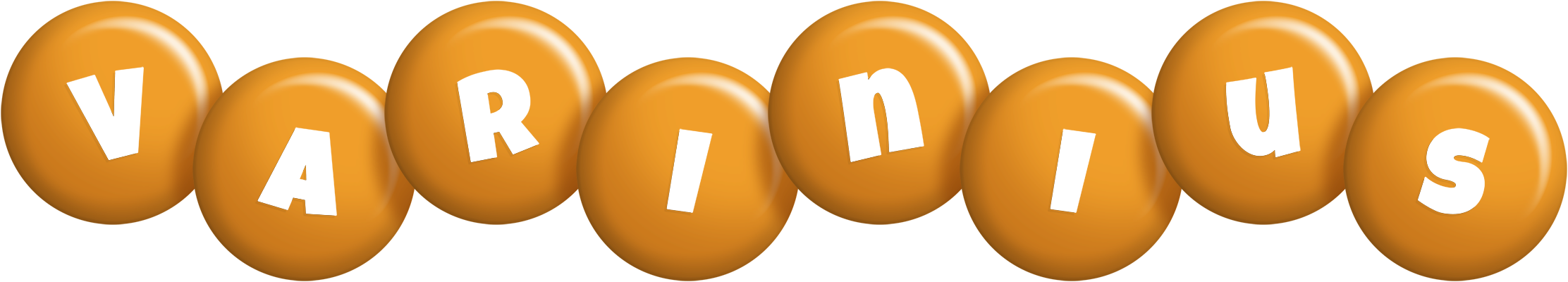 Varinius candy-orange logo