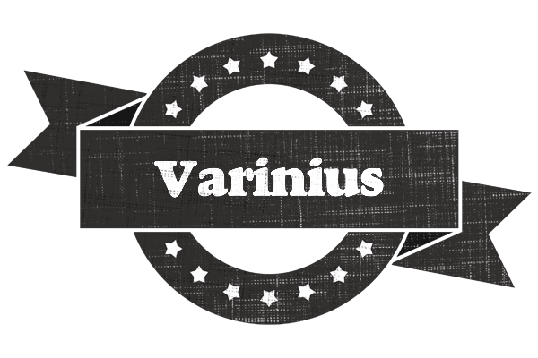 Varinius grunge logo