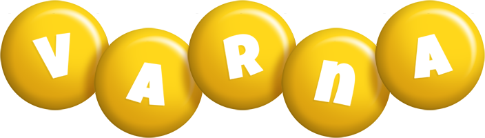 Varna candy-yellow logo
