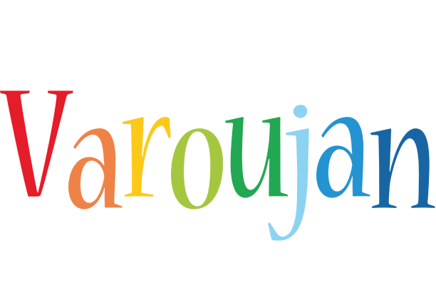 Varoujan birthday logo