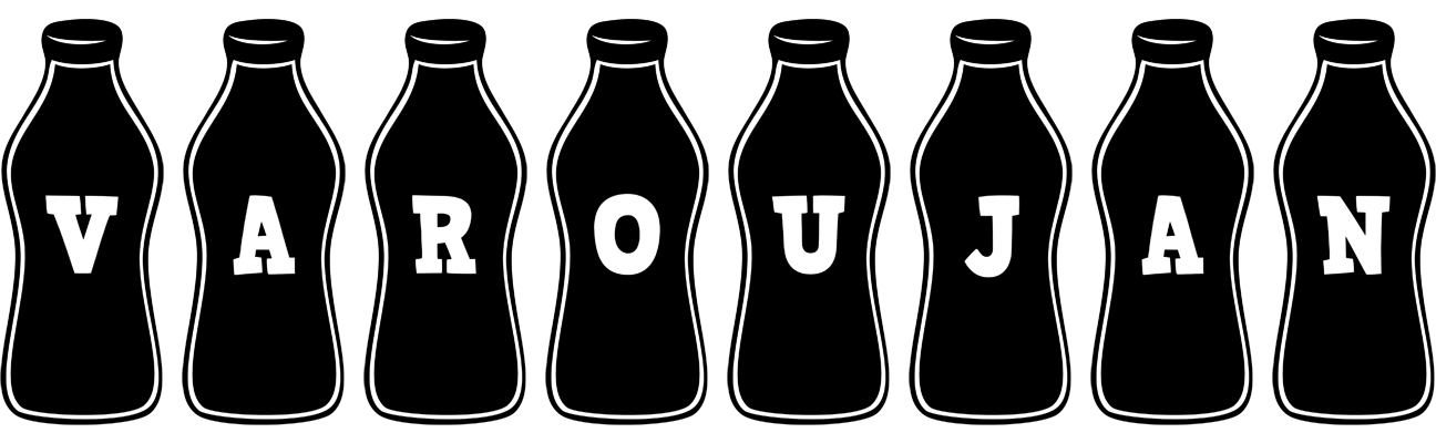 Varoujan bottle logo